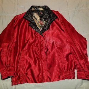 Fun Reversible Satin-like Jacket